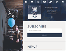 Tablet Screenshot of americanopera.net